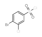4-Bromo-3-chlorobenzene-1-sulfonyl chloride structure
