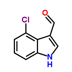 4-Chloroindole-3-carboxaldehyde structure