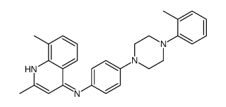 2,8-Dimethyl-4-(p-(4-(o-tolyl)-1-piperazinyl)anilino)quinoline picture