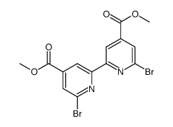 6,6'-dibromo-4,4'-methoxycarbonyl-2,2'-bipyridine Structure