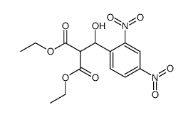 diethyl 2-hydroxy-2-(2,4-dinitrophenyl)ethane-1,1-dicarboxylate Structure