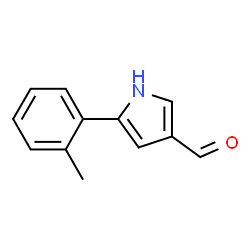 5-(邻甲苯基)-1H-吡咯-3-甲醛结构式