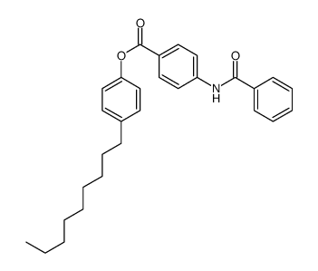 (4-nonylphenyl) 4-benzamidobenzoate Structure