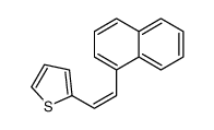 2-(2-naphthalen-1-ylethenyl)thiophene Structure