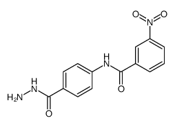 N-[4-(hydrazinecarbonyl)phenyl]-3-nitrobenzamide Structure