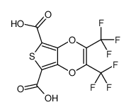 2,3-BIS-TRIFLUOROMETHYL-THIENO[3,4-B][1,4]DIOXINE-5,7-DICARBOXYLIC ACID结构式