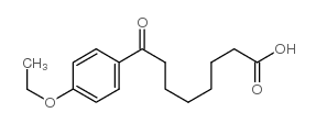 8-(4-ethoxyphenyl)-8-oxooctanoic acid Structure