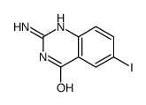 2-amino-6-iodo-1H-quinazolin-4-one结构式