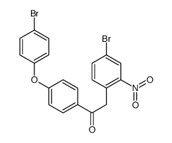 2-(4-bromo-2-nitrophenyl)-1-[4-(4-bromophenoxy)phenyl]ethanone Structure
