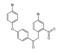 2-(4-bromo-2-nitrophenyl)-1-[4-(4-bromophenoxy)phenyl]ethanone结构式