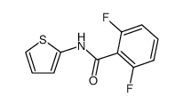 2,6-difluoro-N-(thiophen-2-yl)benzamide Structure