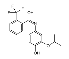 N-(4-hydroxy-3-propan-2-yloxyphenyl)-2-(trifluoromethyl)benzamide Structure