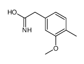 2-(3-Methoxy-4-methylphenyl)acetamide结构式