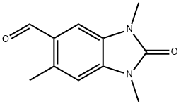 1,3,6-Trimethyl-2-oxo-2,3-dihydro-1H-benzoimidazole-5-carbaldehyde结构式