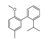 1-methoxy-4-methyl-2-(2-propan-2-ylphenyl)benzene Structure