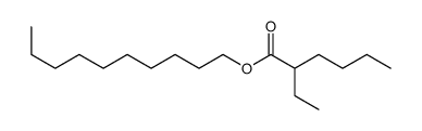 decyl 2-ethylhexanoate structure