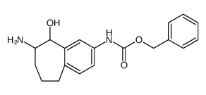 (8-amino-9-hydroxy-6,7,8,9-tetrahydro-5h-benzocyclohepten-2-yl)-carbamic acid benzyl ester Structure