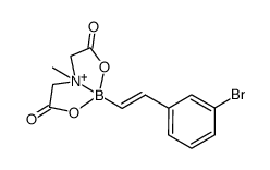 8-(3-bromostyryl)-4-methyl-2,6-dioxohexahydro-8l4-[1,3,2]oxazaborolo[2,3-b][1,3,2]oxazaborol-4-ium图片