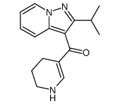 (2-Isopropyl-pyrazolo[1,5-a]pyridin-3-yl)-(1,4,5,6-tetrahydro-pyridin-3-yl)-methanone结构式