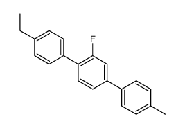 1-(4-ethylphenyl)-2-fluoro-4-(4-methylphenyl)benzene结构式
