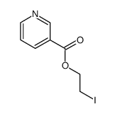 nicotinic acid-(2-iodo-ethyl ester)结构式