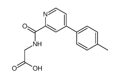 [(4-(4-Methyl-phenyl)pyridine-2-carbonyl)-amino]-acetic acid Structure