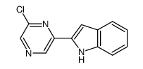 2-(6-chloropyrazin-2-yl)-1H-indole结构式