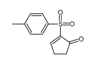 2-(4-methylphenyl)sulfonylcyclopent-2-en-1-one结构式