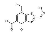 7-Ethyl-2-(hydroxyimino-methyl)-4-oxo-4,7-dihydro-thieno[2,3-b]pyridine-5-carboxylic acid Structure
