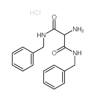 Propanediamide,2-amino-N1,N3-bis(phenylmethyl)-, hydrochloride (1:1) structure