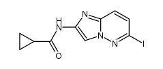 N-(6-iodoimidazo[1,2-b]pyridazin-2-yl)cyclopropanecarboxamide Structure