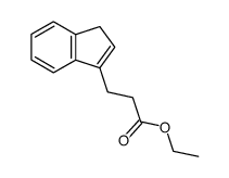 3-inden-3-yl-propionic acid ethyl ester Structure