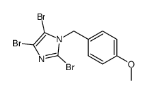 2,4,5-tribromo-1-[(4-methoxyphenyl)methyl]imidazole Structure