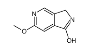 6-methoxy-2,3-dihydropyrrolo[3,4-c]pyridin-1-one结构式