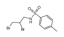 N-(2,3-dibromo-propyl)-toluene-4-sulfonamide结构式