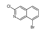 8-Bromo-3-chloroisoquinoline Structure