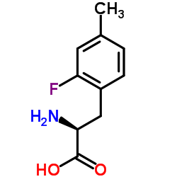 2-Fluoro-4-methyl-L-phenylalanine结构式