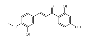 2'4',3-trihydroxy-4-methoxychalcone Structure
