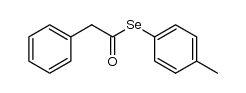 Se-p-tolyl 2-(phenyl)-selenoacetate结构式
