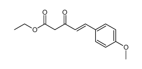 ethyl 5-(4-methoxyphenyl)-3-oxo-4-pentenoate Structure