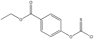 ethyl 4-(chlorocarbonothioyloxy)benzoate Structure