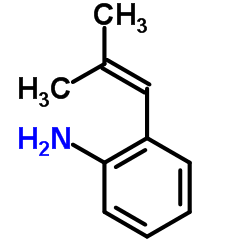 2-(2-Methyl-1-propen-1-yl)aniline结构式