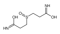 3-(3-amino-3-oxopropyl)sulfinylpropanamide Structure