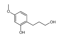 2-(3-hydroxypropyl)-5-methoxyphenol Structure