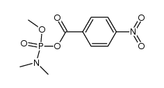 (methyl dimethylphosphoramidic) 4-nitrobenzoic anhydride Structure