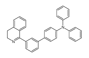 3-(3,4-二氢异喹啉-1-基)-N,N-二苯基联苯-4-胺结构式