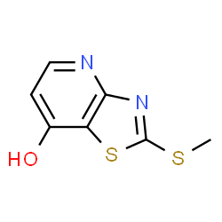 Thiazolo[4,5-b]pyridin-7-ol, 2-(methylthio)- (9CI) Structure