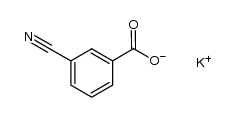 potassium 3-cyanobenzoate结构式