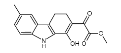 methyl 2-(6-methyl-1-oxo-2,3,4,9-tetrahydro-1H-carbazol-2-yl)oxoacetate Structure
