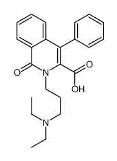 2-[3-(diethylamino)propyl]-1-oxo-4-phenylisoquinoline-3-carboxylic acid Structure